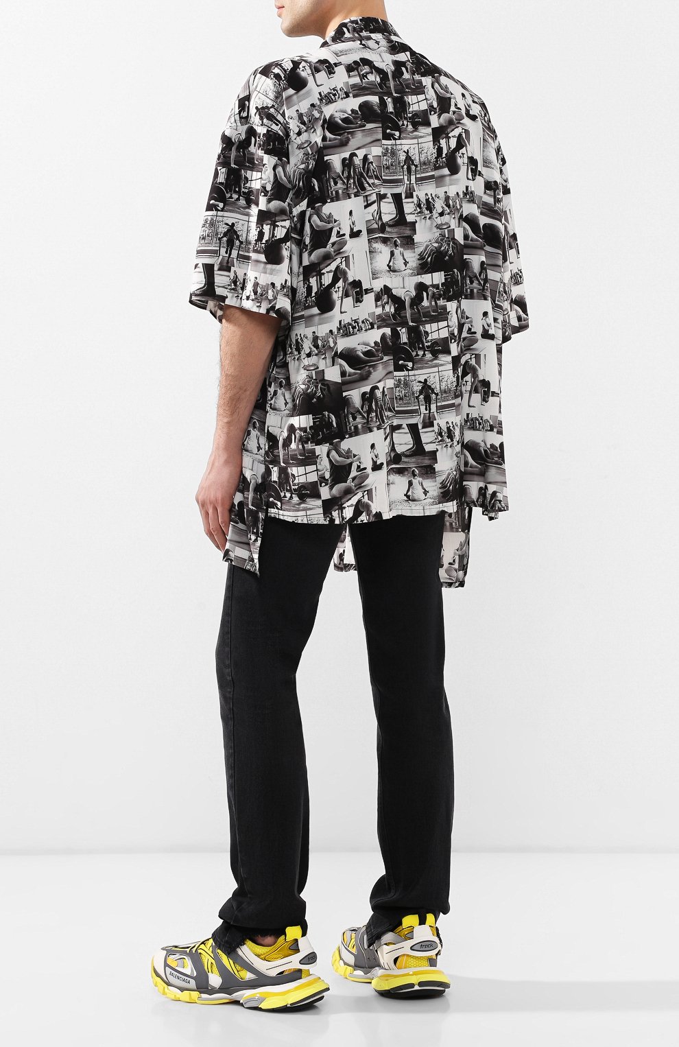 Текстильные кроссовки track BALENCIAGA желтого цвета по цене 75850 руб., арт. 542023/W1GB2, фото 2 Текстильные кроссовки track BALENCIAGA, арт. 542023/W1GB2, фото 2