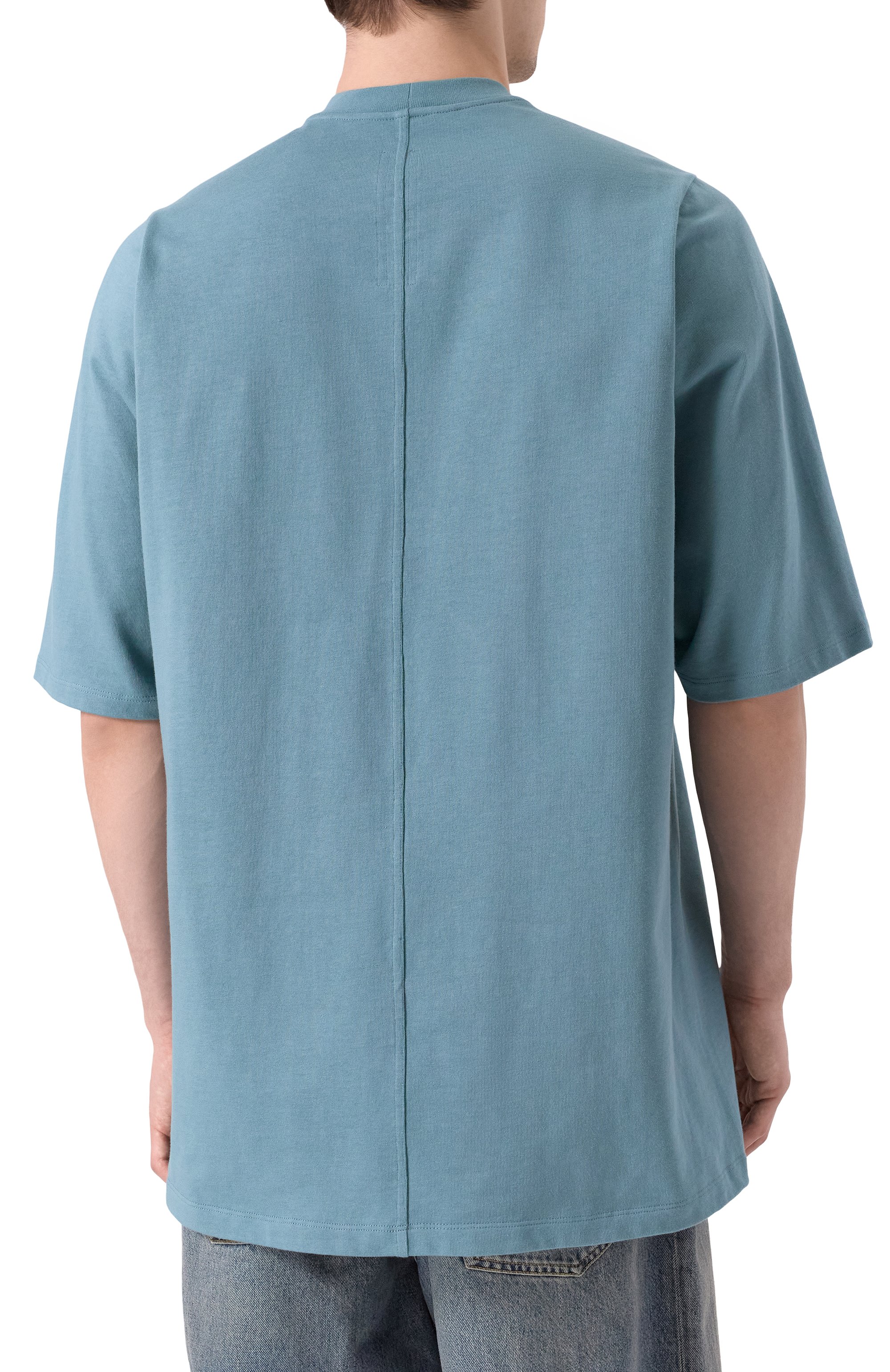 Хлопковая футболка RICK OWENS, арт. RU01E5249/BA, фото 4