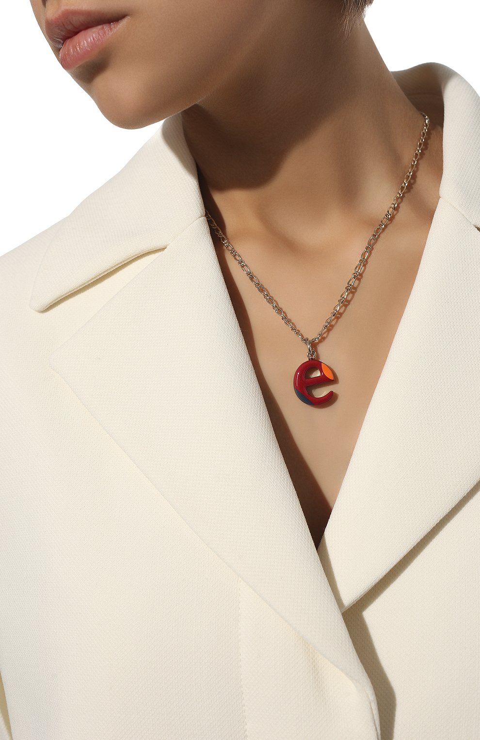 Кулон на цепочке alphabet e CHLOÉ, арт. CHC22SF04EBLQ, фото 2
