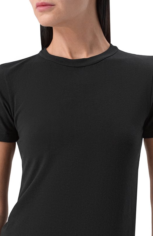 Хлопковая футболка Brunello Cucinelli M0T18B0170 Чёрный  M0T18B0170 Фото 5
