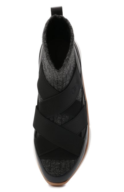 Текстильные кроссовки sonnie CHLOÉ, арт. CHC21A49033, фото 4