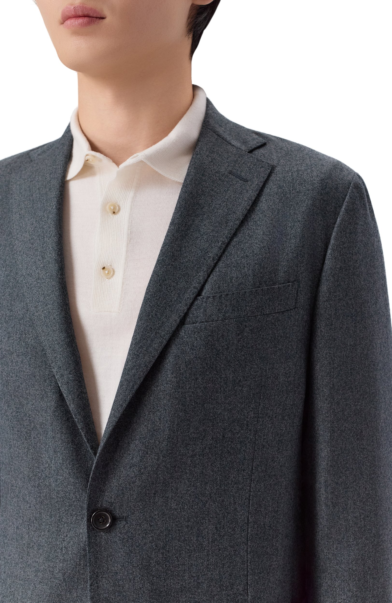 Шерстяной костюм CORNELIANI темно-серого цвета по цене 210500 руб., арт. 28X007/2A18400_SET, фото 6 Шерстяной костюм CORNELIANI, арт. 28X007/2A18400_SET, фото 6