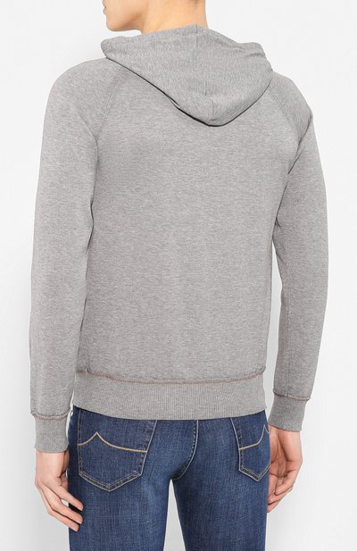 Хлопковое худи ELEVENTY PLATINUM, арт. A76MAGA28 MAG0A035, фото 4