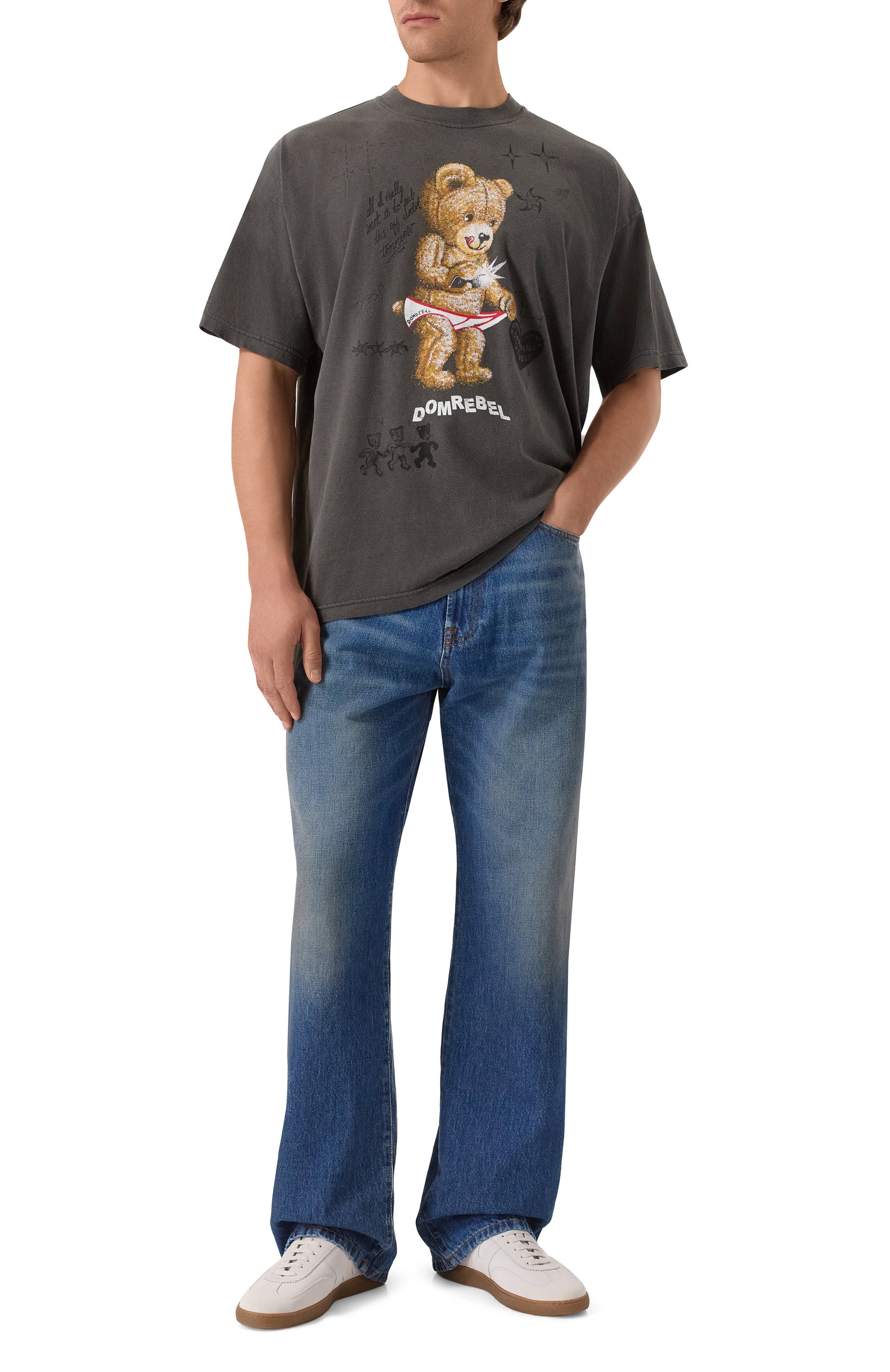 Хлопковая футболка DOMREBEL, арт. M SNAP SKETCH, фото 2