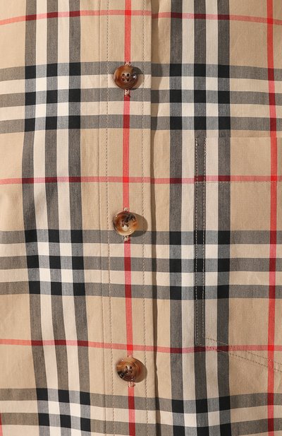 Хлопковая рубашка BURBERRY, арт. 8022797, фото 5