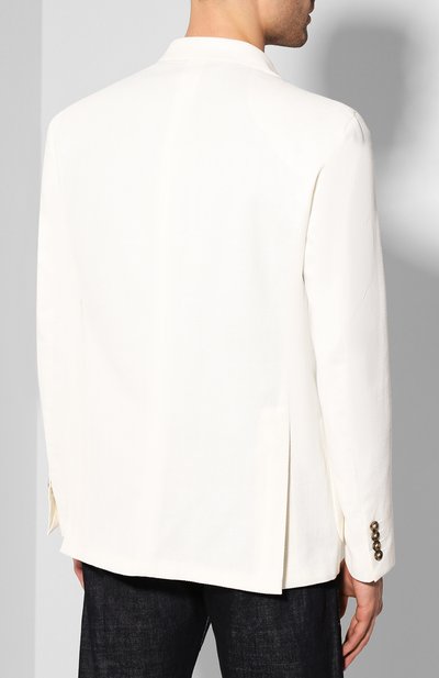 Пиджак из смеси хлопка и льна LORO PIANA, арт. FAL0965, фото 4