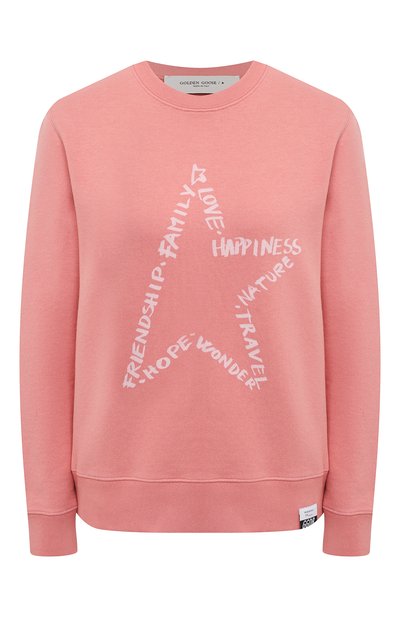 Женский хлопковый свитшот GOLDEN GOOSE DELUXE BRAND, арт. GWP00760.P000368