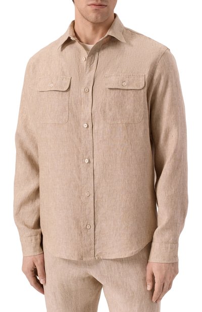 Льняная рубашка PAUL&SHARK, арт. 25413252_001, фото 3