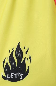 Детские плавки-шорты SPRAYGROUND желтого цвета, арт. SPY1087LIME | Фото 3 (Нос: Не проставлено; Материал сплава: Проставлено; Кросс-КТ: Пляж; Материал внешний: Синтетический материал; Ростовка одежда: 8 лет | 128 см, 10 - 11 лет | 140 - 146см, 12 лет | 152 см, 13 - 15 лет | 158 см)