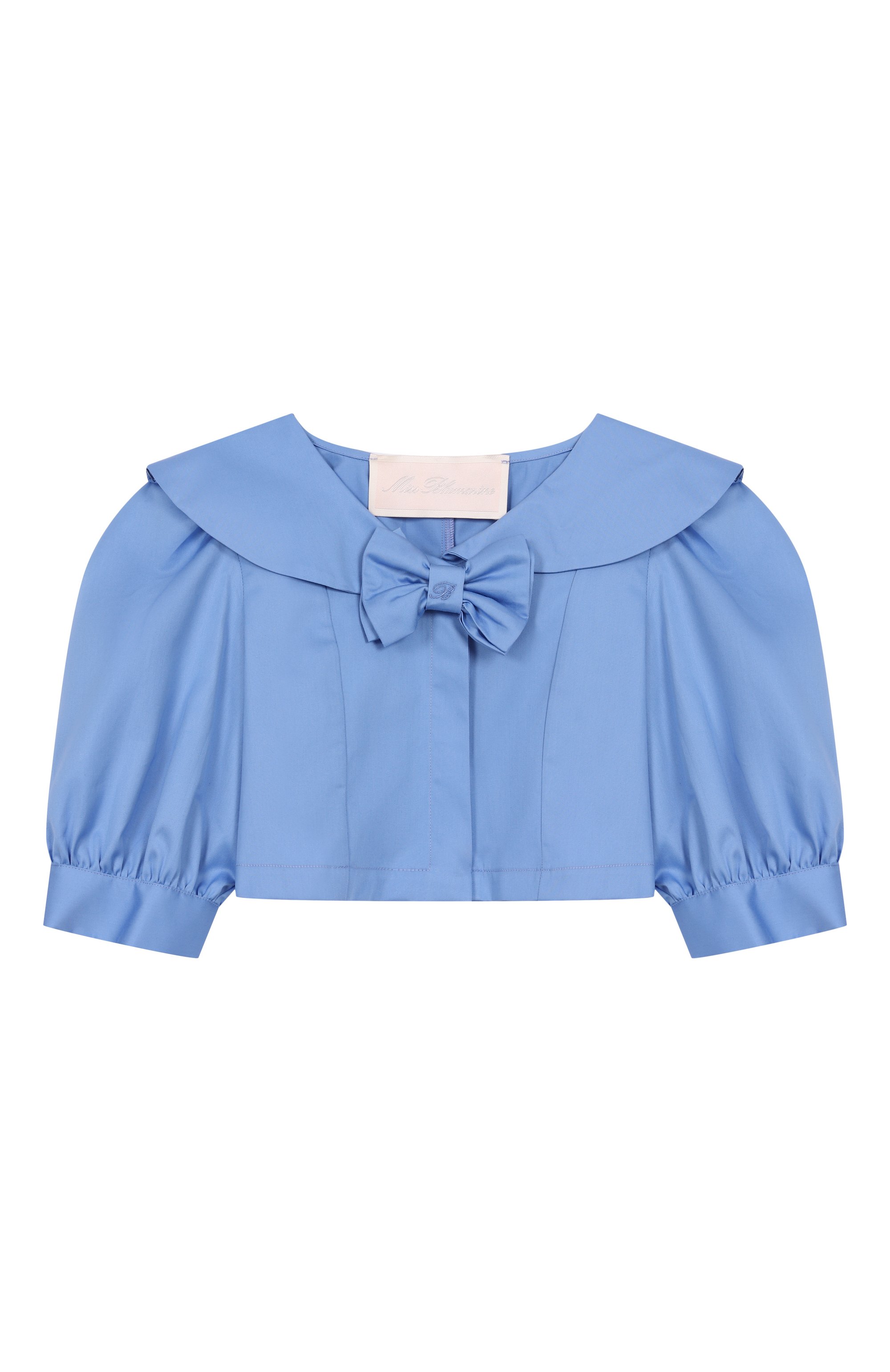 Хлопковая блузка BLUMARINE, арт. BFCA005.0.RA009/6A-12A, фото 1