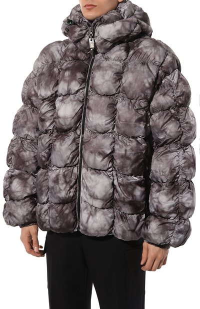 Пуховик DIESEL серого цвета по цене 65950 руб., арт. A06215/0DGAN, фото 3 Пуховик DIESEL, арт. A06215/0DGAN, фото 3