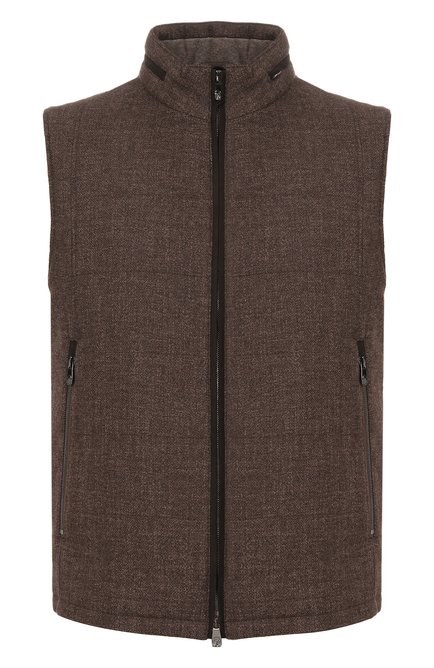 Мужской жилет из шерсти и шелка CORNELIANI, арт. 28C571/2A16247