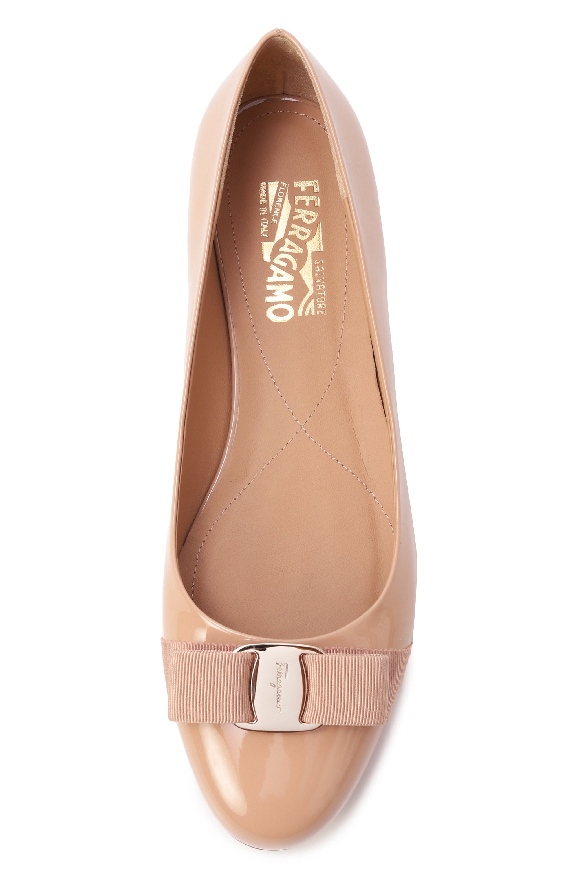 Кожаные балетки varina FERRAGAMO, арт. 01A181/753, фото 6