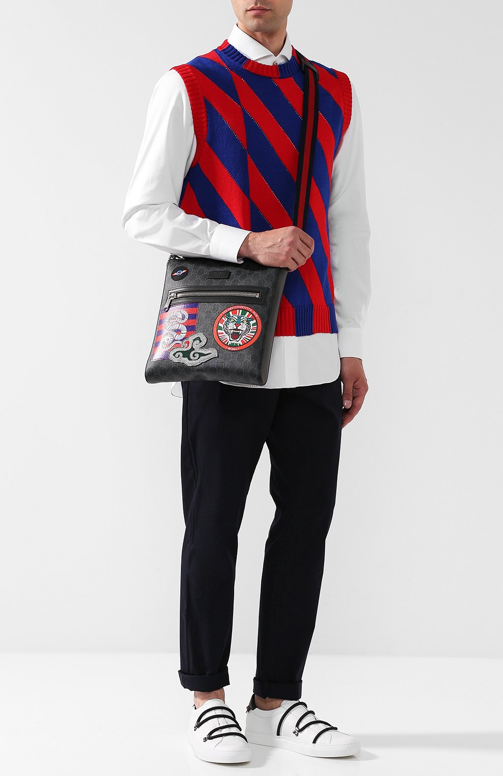 Сумка-планшет night courrier gg supreme GUCCI, арт. 474137/9F23N, фото 2