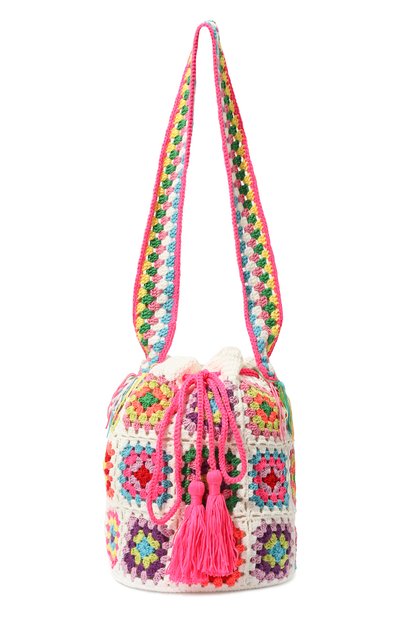 Сумка MC2 SAINT BARTH разноцветного цвета по цене 23500 руб., арт. STBA/CR0CHET BUCKET/05280D, фото 4 Сумка MC2 SAINT BARTH, арт. STBA/CR0CHET BUCKET/05280D, фото 4