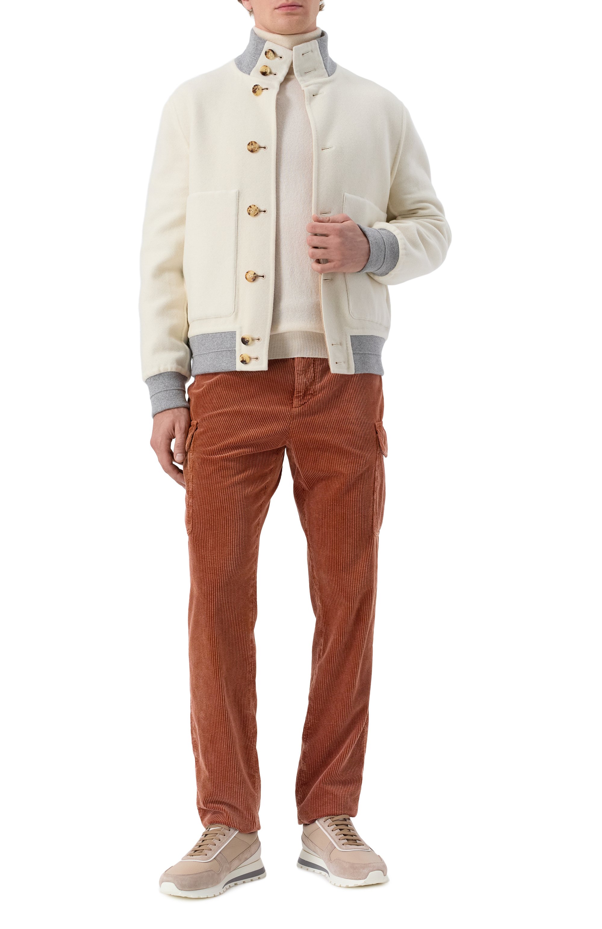 Вельветовые брюки-карго BRUNELLO CUCINELLI, арт. M280DE1890, фото 2