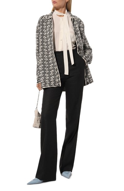 Шелковая блузка PRADA, арт. P495E-1H51-F0304-211, фото 2