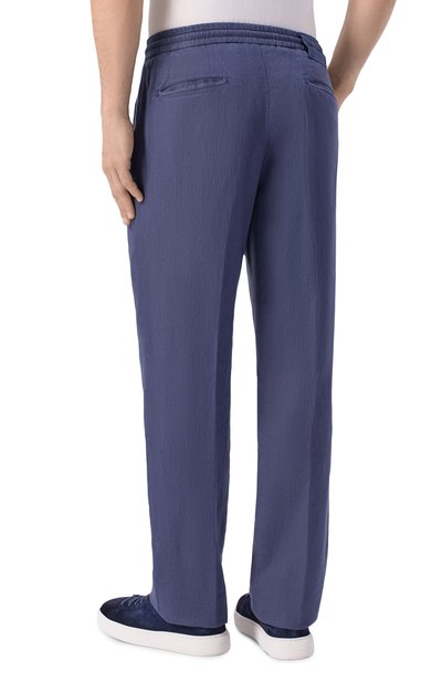 Брюки изо льна и хлопка KITON, арт. UP1LACRK0612H, фото 4