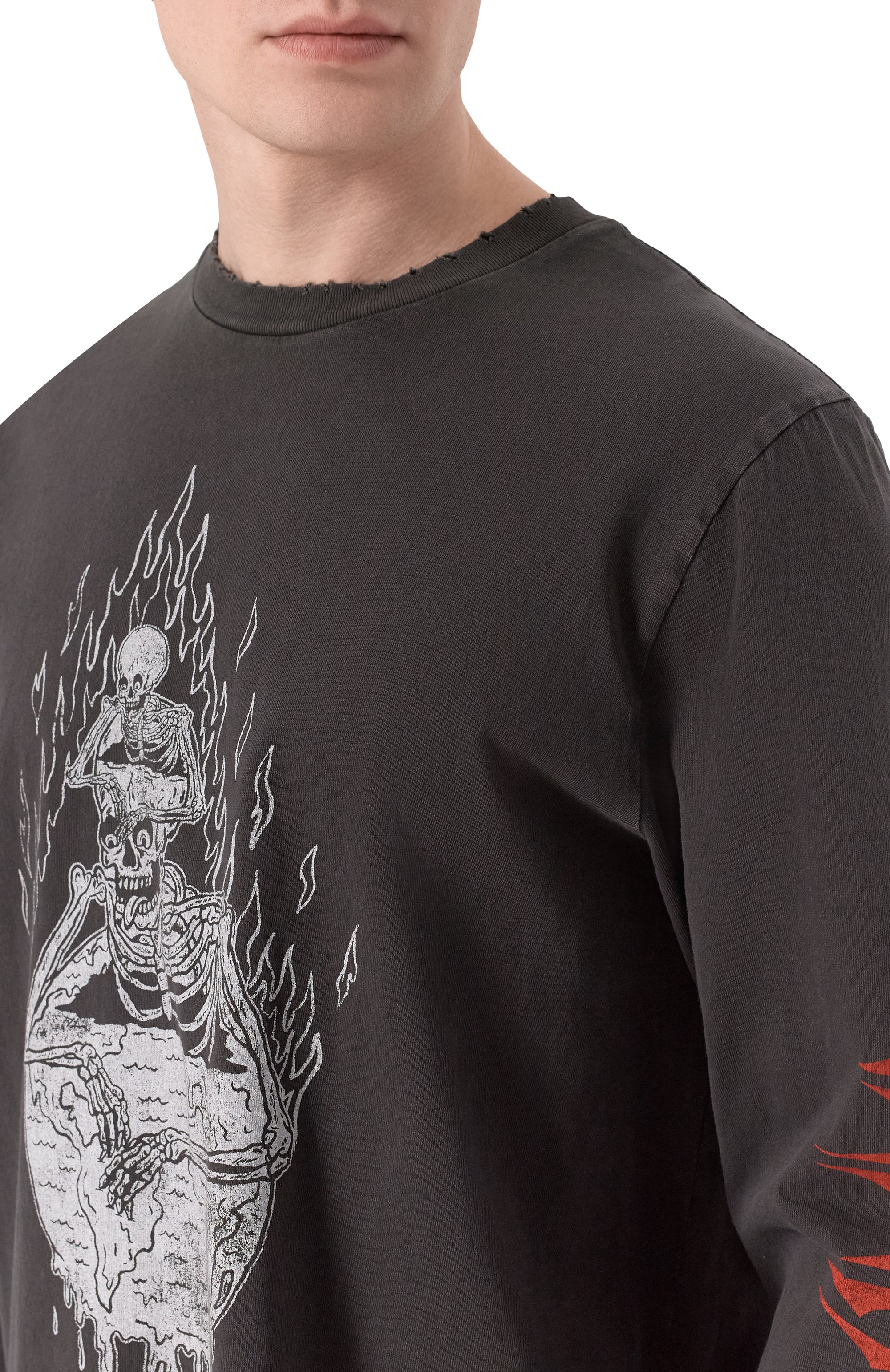 Хлопковый лонгслив GALLERY DEPT., арт. T0P005/C0TT0N, фото 5