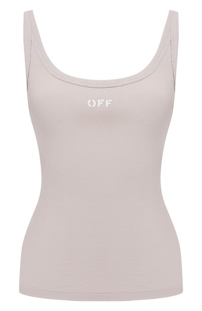 Женская хлопковая майка OFF-WHITE, арт. 0WAD072S21JER001