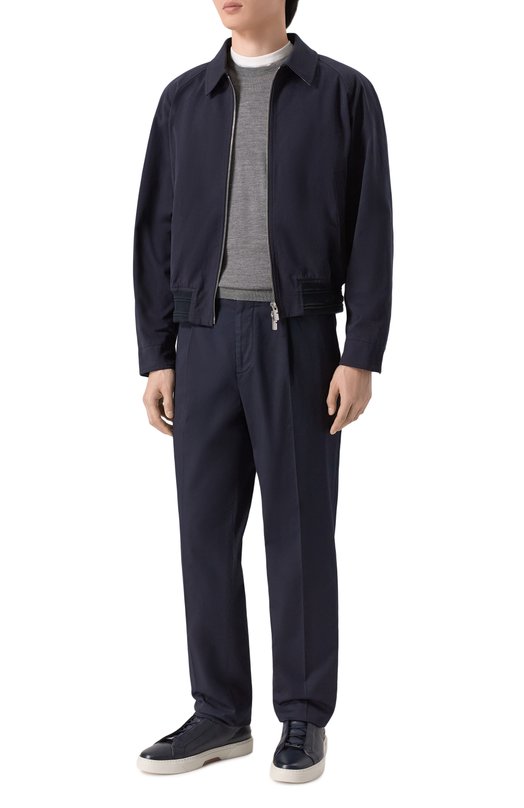 Кожаные кеды Gary BOSS 50545153 Синий  50545153 Фото 2