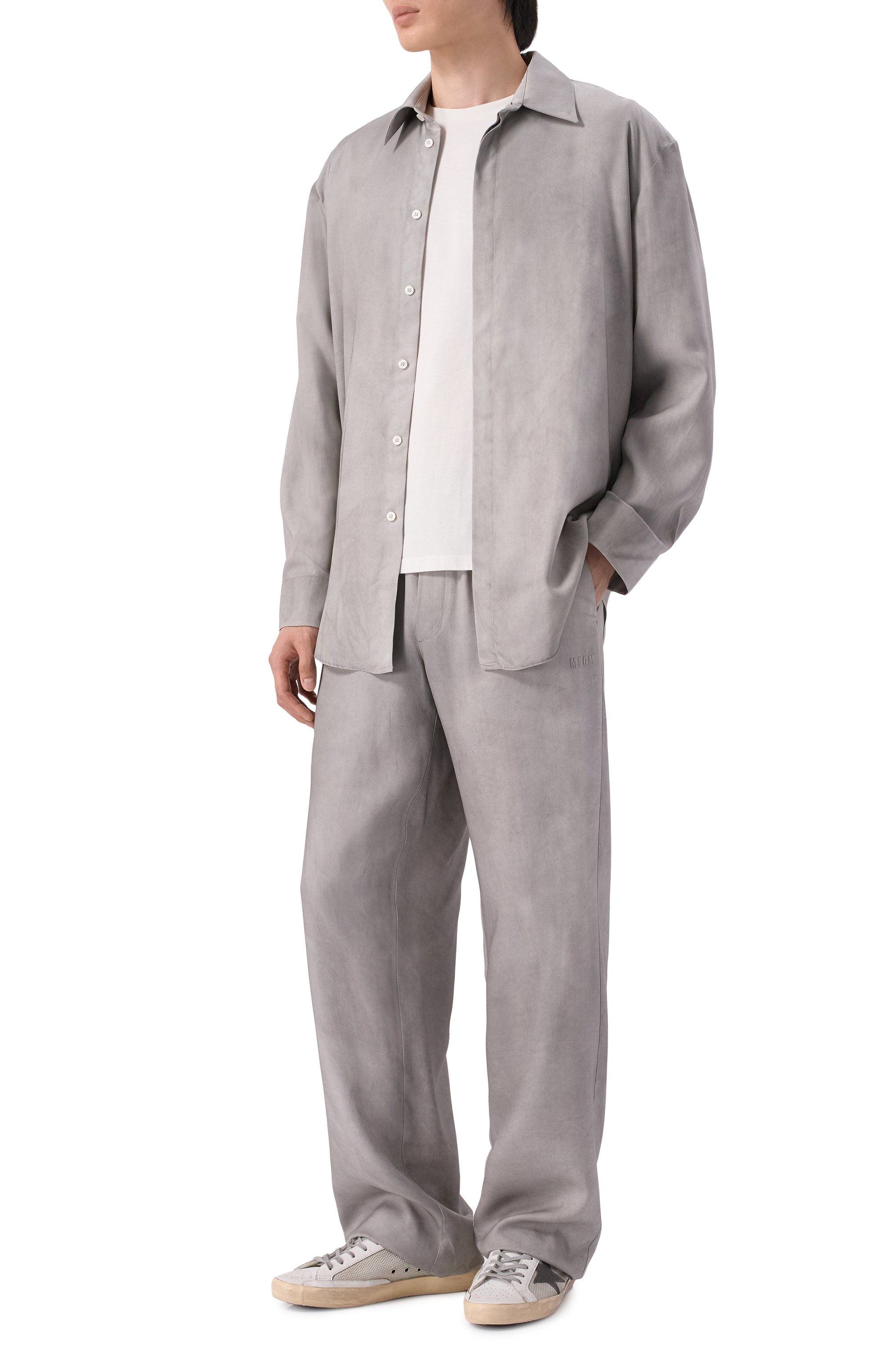 Рубашка из лиоцелла MSGM, арт. 4040ME09X/267009, фото 2