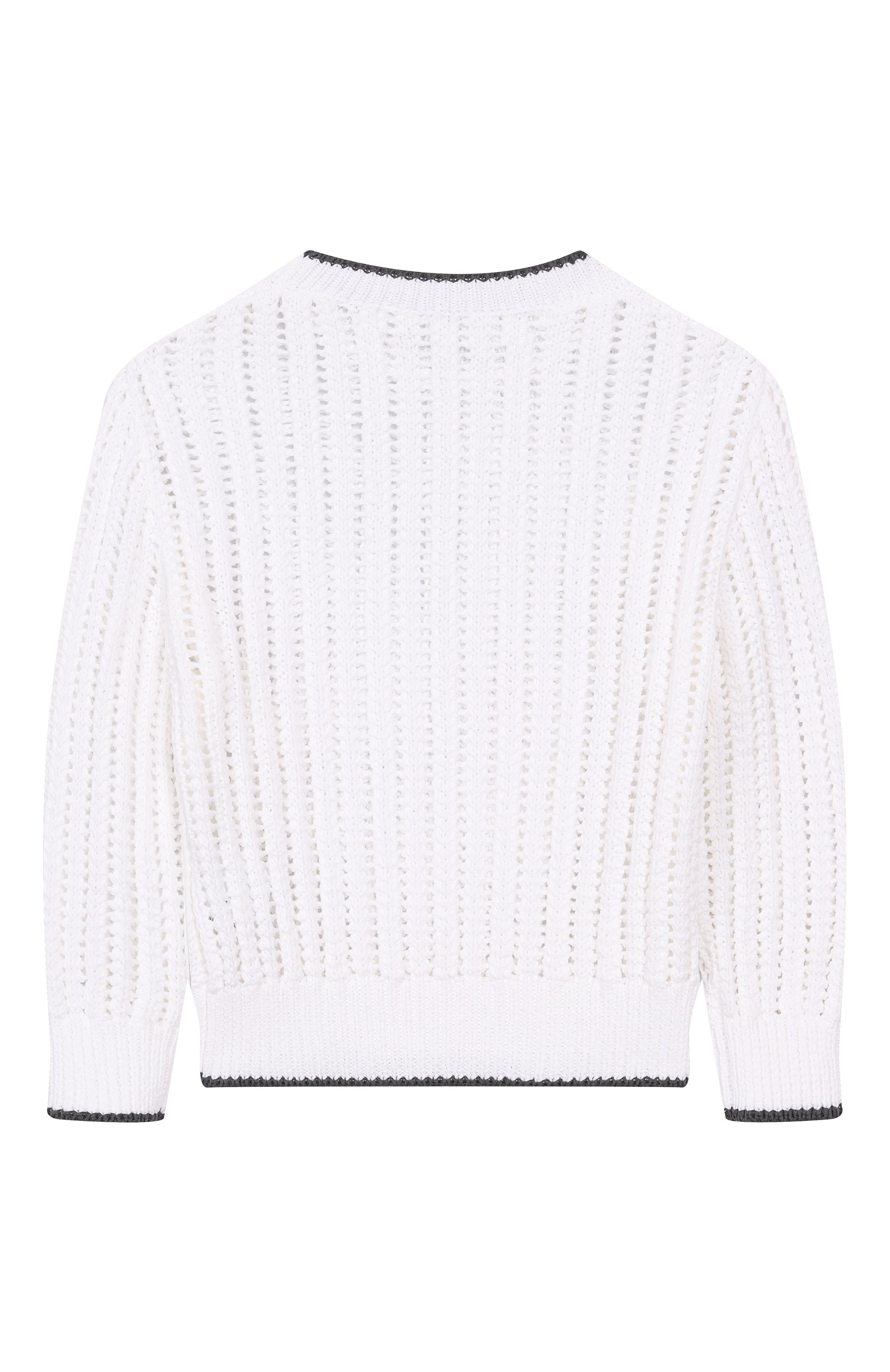 Хлопковый свитер BRUNELLO CUCINELLI, арт. BSBM52500A, фото 2