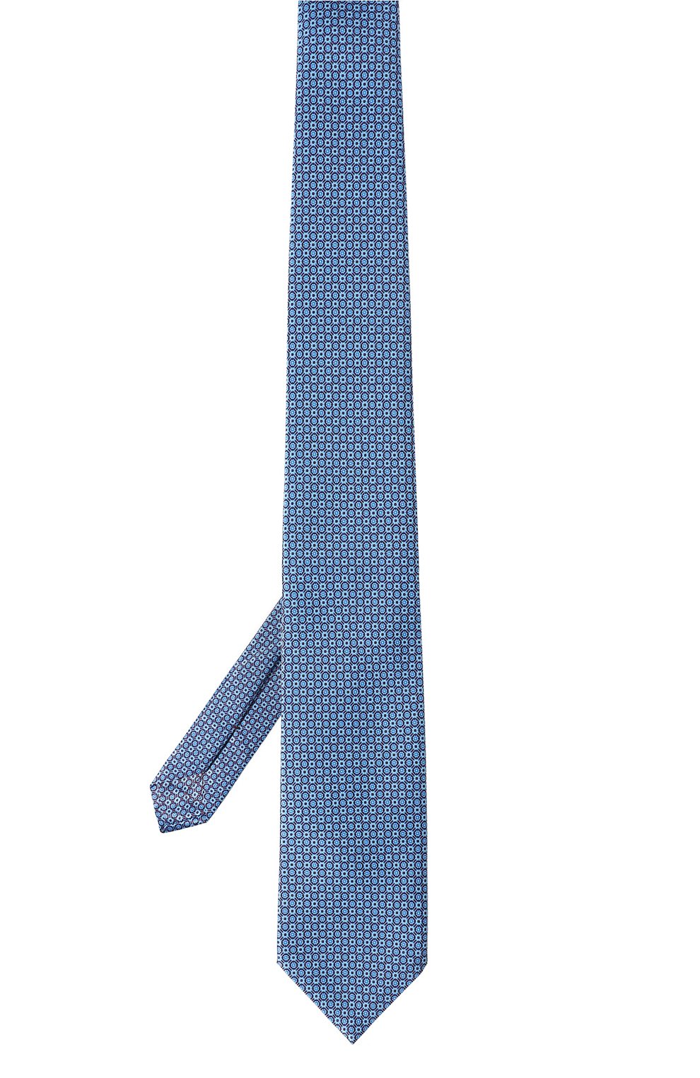 Комплект из галстука и платка STEFANO RICCI голубого цвета по цене 49950 руб., арт. DX/47007, фото 3 Комплект из галстука и платка STEFANO RICCI, арт. DX/47007, фото 3