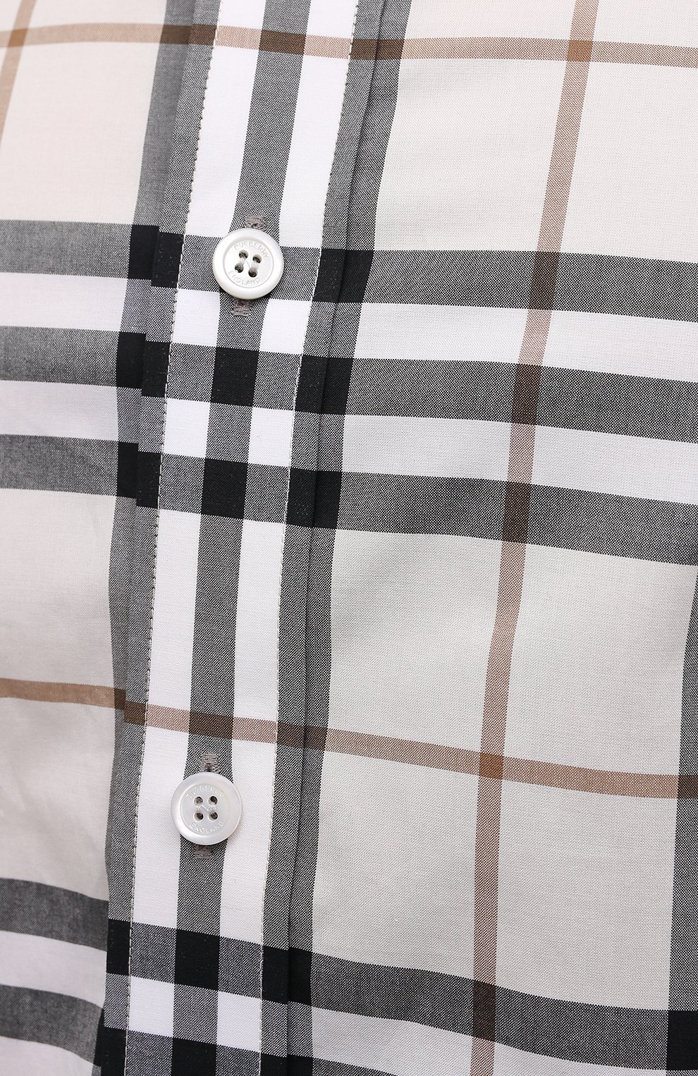 Хлопковая рубашка BURBERRY кремового цвета по цене 51300 руб., арт. 8050275, фото 5 Хлопковая рубашка BURBERRY, арт. 8050275, фото 5