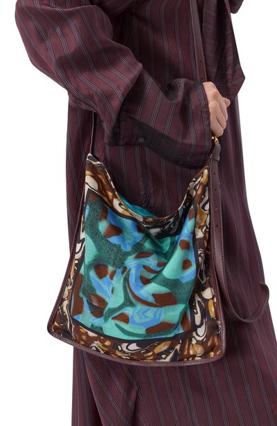 Сумка DRIES VAN NOTEN разноцветного цвета по цене 79550 руб., арт. 131516/4179, фото 2 Сумка DRIES VAN NOTEN, арт. 131516/4179, фото 2