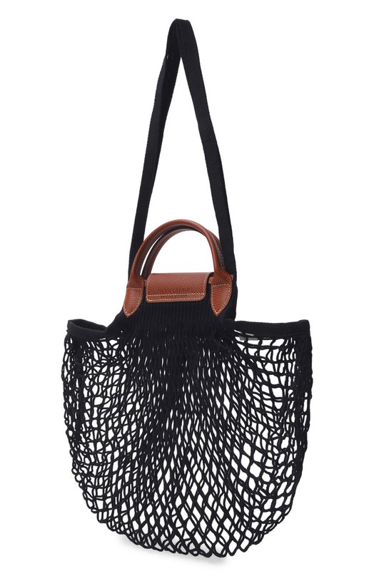 Сумка Le Pliage Filet Mesh large Longchamp 10121HVH/HVH Чёрный  10121HVH/HVH Фото 4