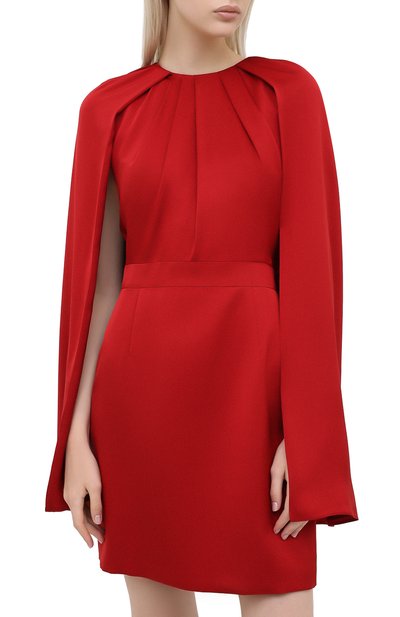 Атласное платье ALEXANDER MCQUEEN, арт. 629351/QBAAE, фото 3