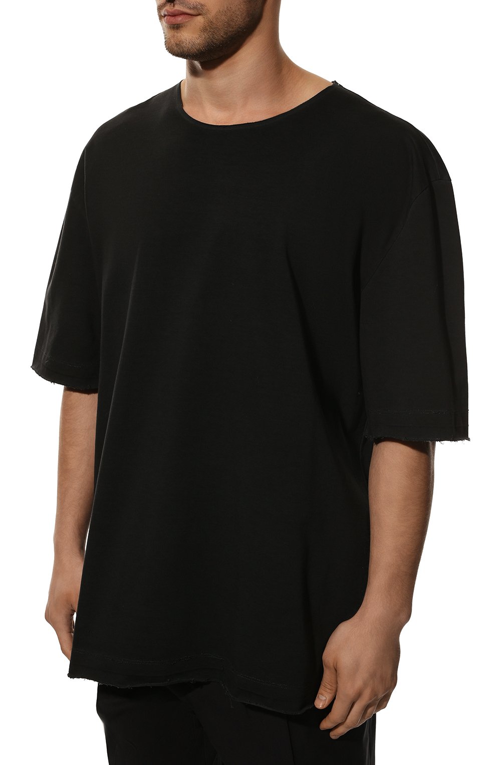 Хлопковая футболка MAISON MARGIELA темно-серого цвета по цене 43750 руб., арт. S50GC0668/S23883, фото 3 Хлопковая футболка MAISON MARGIELA, арт. S50GC0668/S23883, фото 3