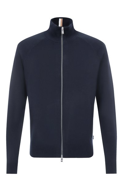 Мужской кардиган из хлопка и шерсти BOSS, арт. 50543150