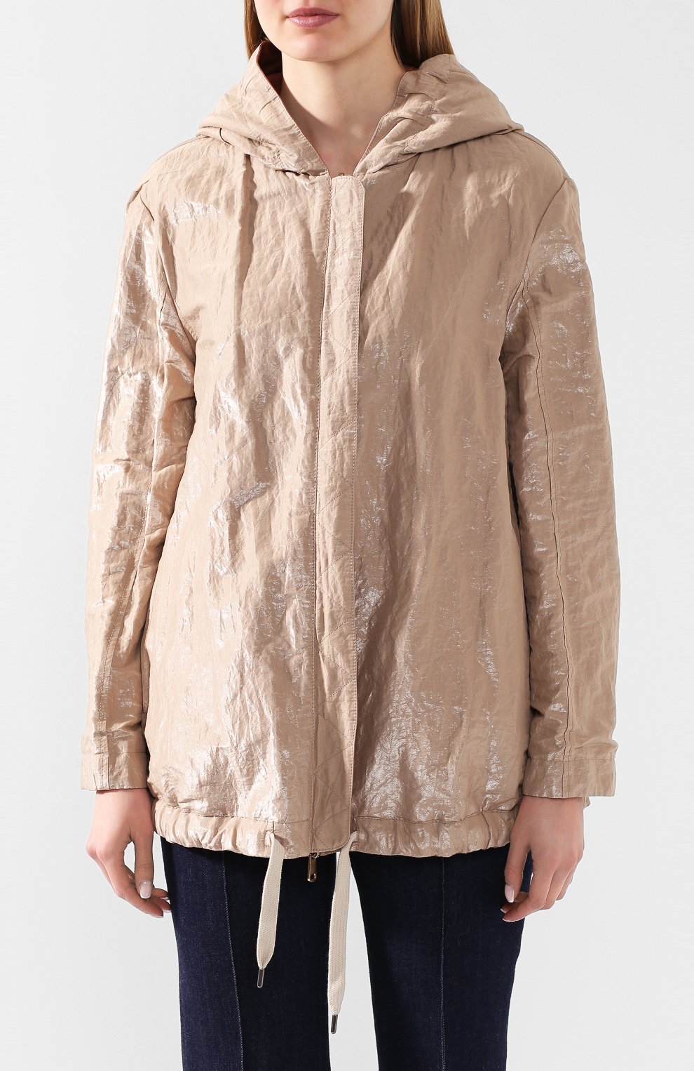 Кожаная куртка BRUNELLO CUCINELLI розового цвета по цене 865000 руб., арт. MPTAN8447, фото 6 Кожаная куртка BRUNELLO CUCINELLI, арт. MPTAN8447, фото 6