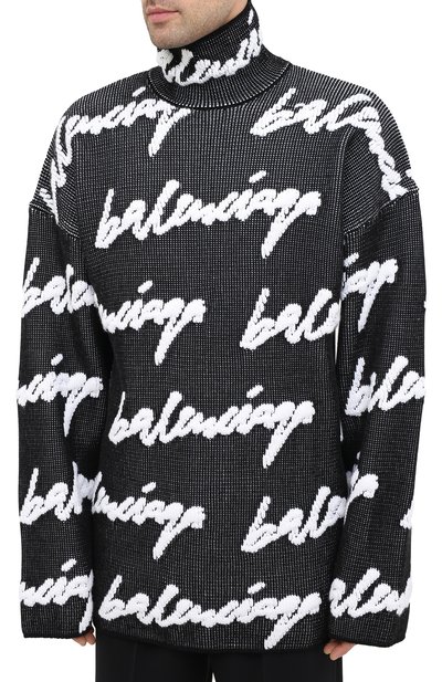 Свитер из хлопка и шерсти BALENCIAGA, арт. 625927/T3180, фото 4