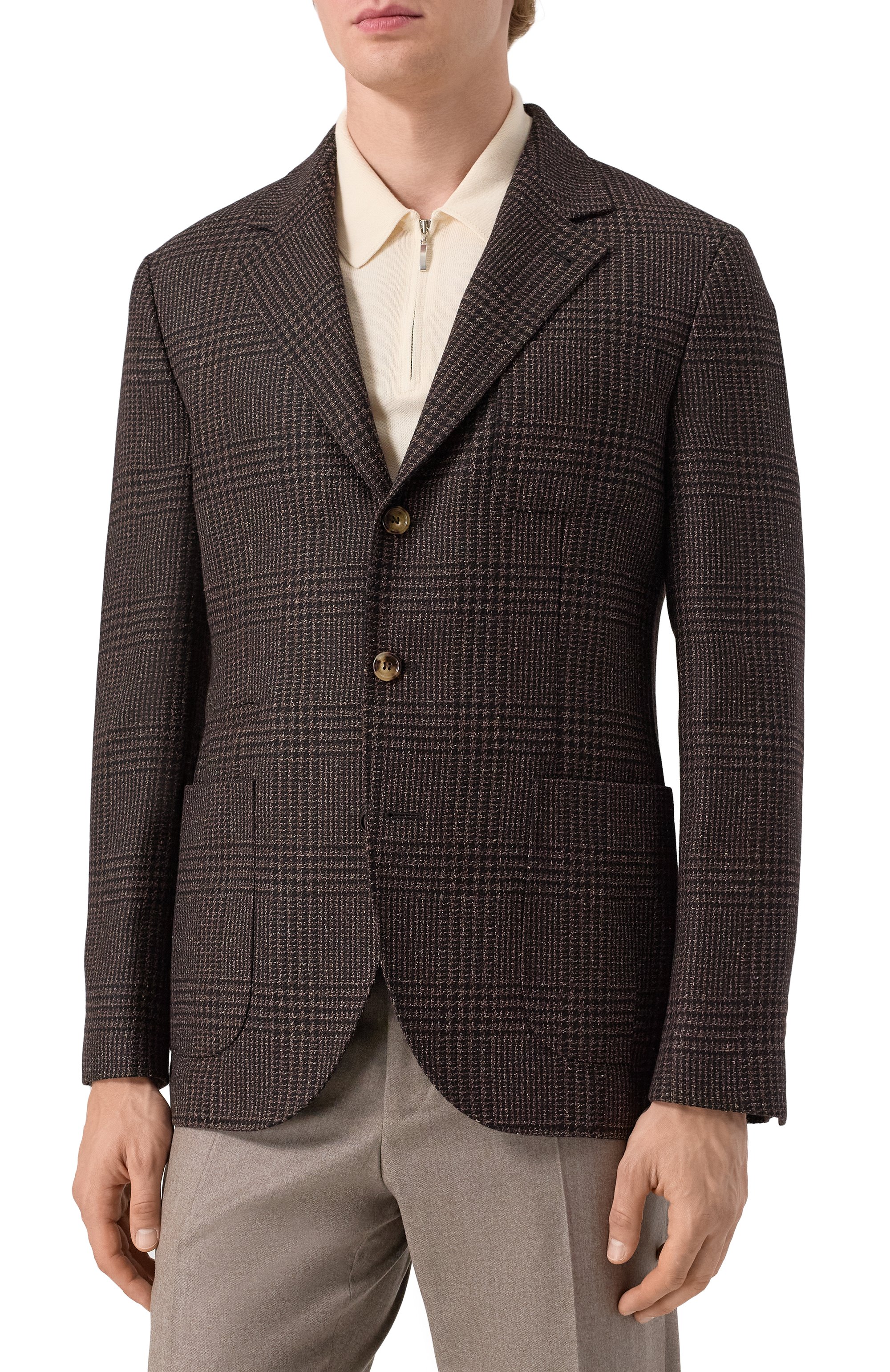 Пиджак из шерсти и шелка BRUNELLO CUCINELLI, арт. MV4167BND, фото 5