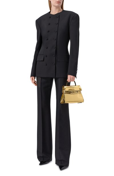 Сумка tie me small MOSCHINO золотого цвета по цене 123000 руб., арт. MC4005PP10/0G1, фото 3 Сумка tie me small MOSCHINO, арт. MC4005PP10/0G1, фото 3