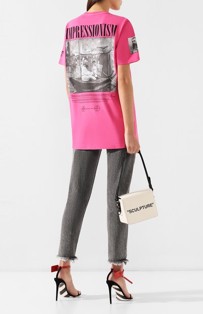 Хлопковая футболка OFF-WHITE, арт. 0MAA027R191850112888/W, фото 2