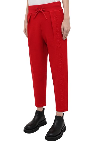 Брюки GIVENCHY красного цвета по цене 75050 руб., арт. BW50LQ30JA, фото 4 Брюки GIVENCHY, арт. BW50LQ30JA, фото 4