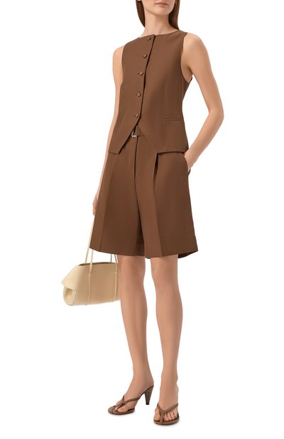 Жилет из лиоцелла и льна OFFICINE GENERALE, арт. S26WTLG405_001, фото 2