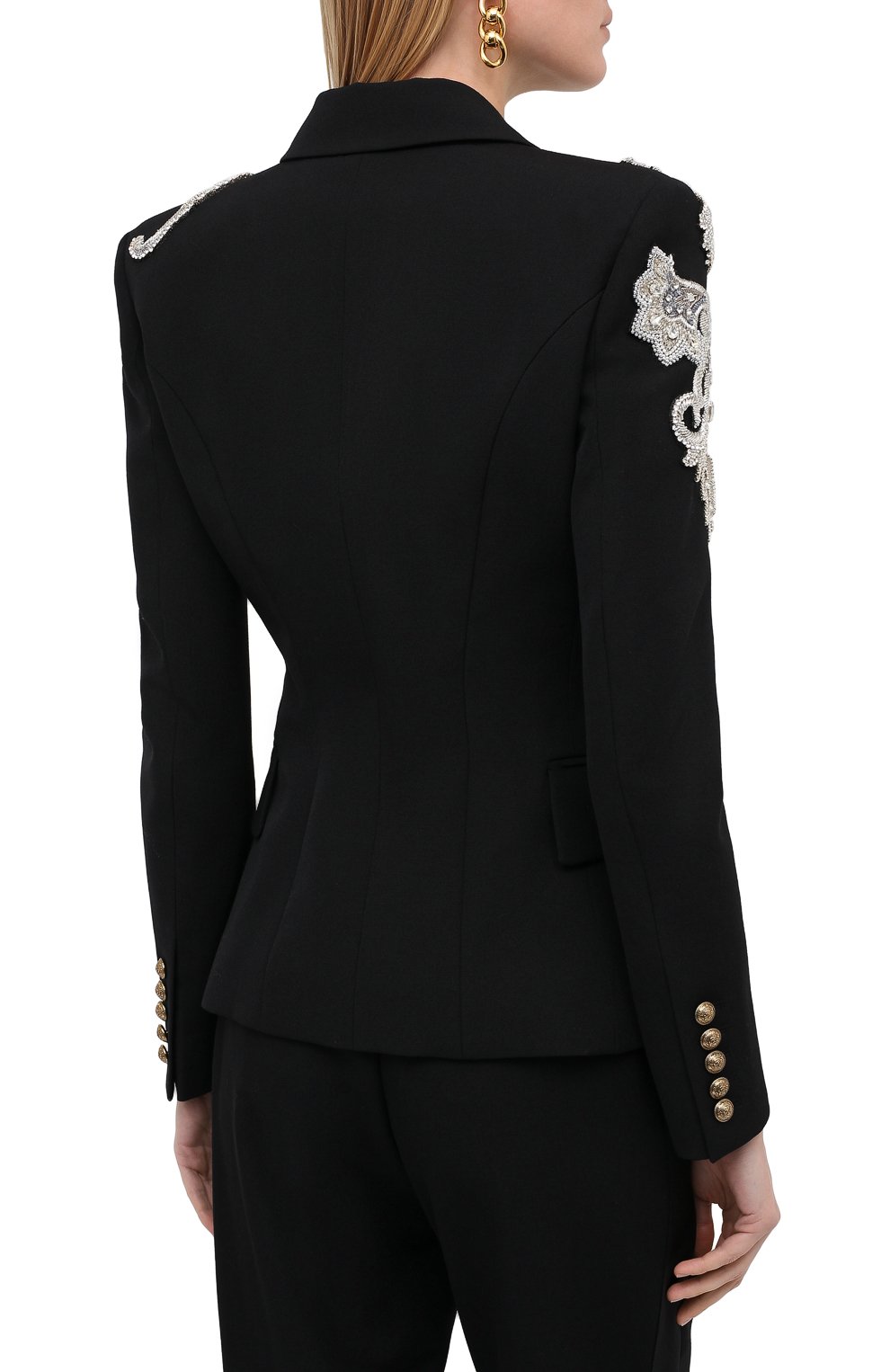 Шерстяной жакет BALMAIN, арт. UF17110/P050, фото 5