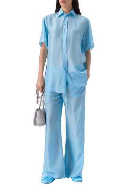 Шелковая рубашка MM6, арт. S52NF0013/M35244, фото 2