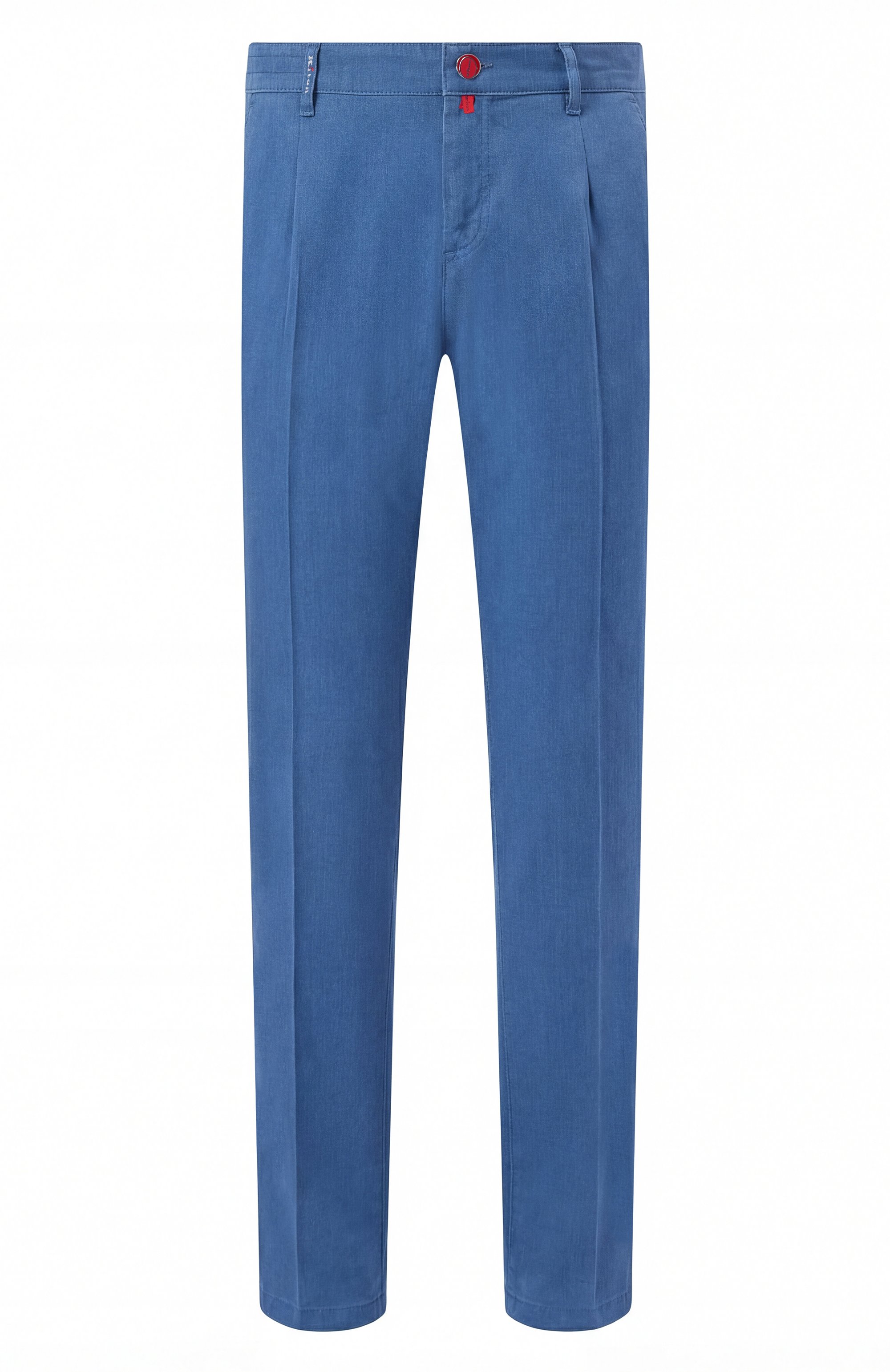 Шерстяные брюки KITON синего цвета по цене 178500 руб., арт. UPR001RK0615H, фото 1 Шерстяные брюки KITON, арт. UPR001RK0615H, фото 1