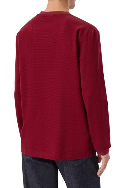 Хлопковый лонгслив BOSS, арт. 50549387, фото 4