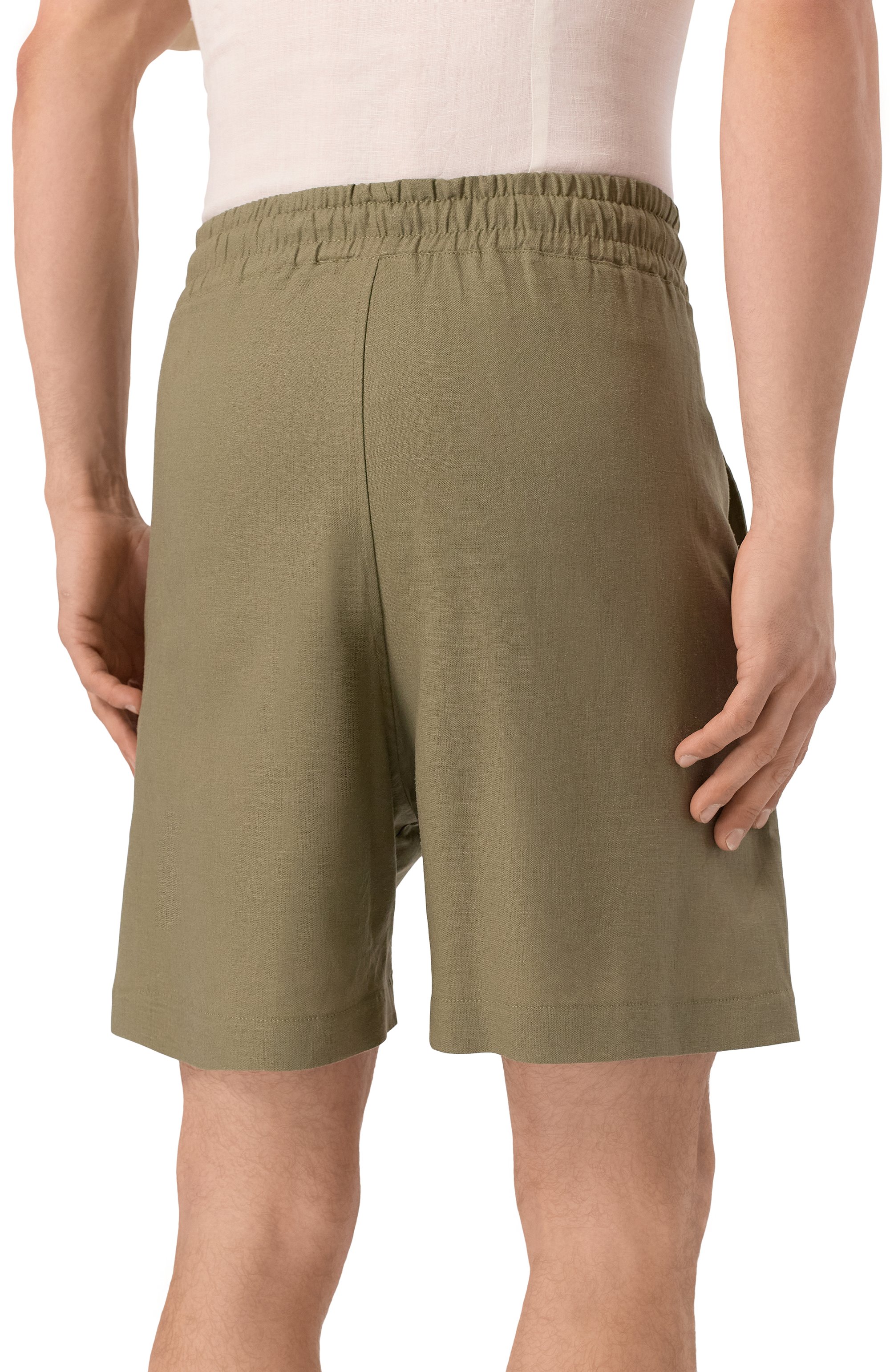 Шорты изо льна и вискозы HINNOMINATE, арт. HMABM01350, фото 4