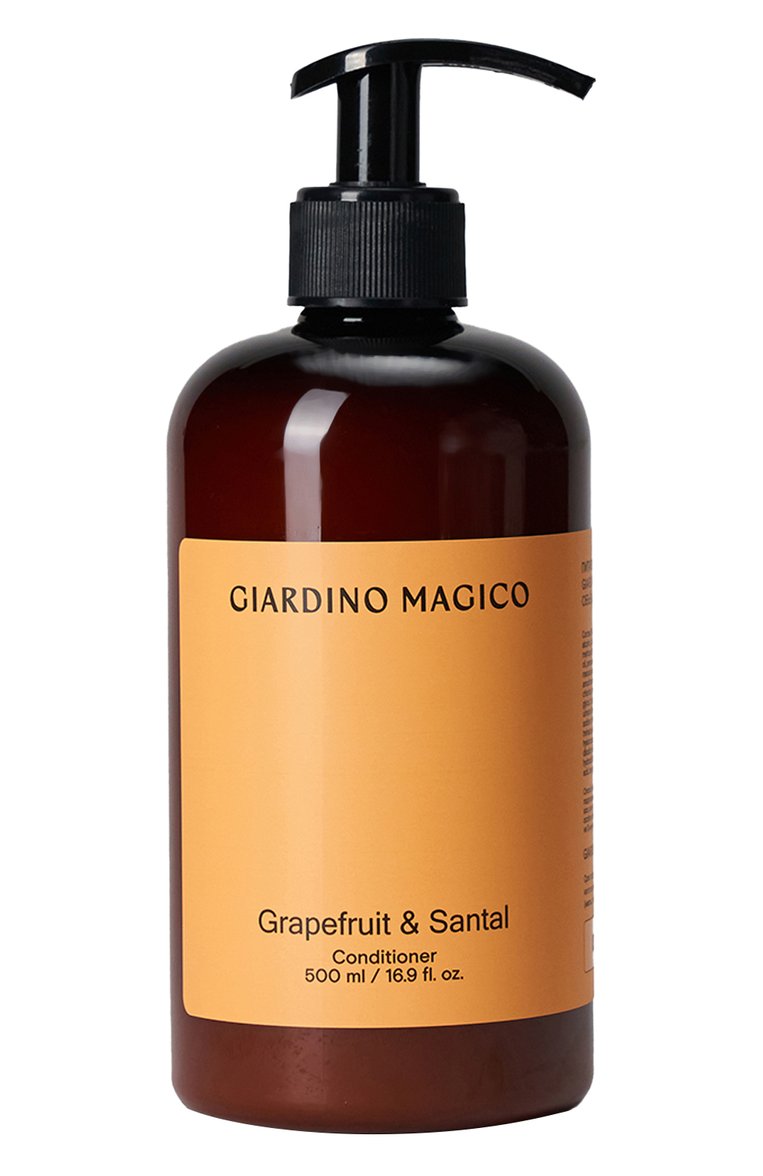 Питательный кондиционер для волос grapefruit & santal (500ml) GIARDINO MAGICO бесцветного цвета, арт. 4640200323576 | Фото 1 (Региональные ограничения белый список (Axapta Mercury): Не проставлено; Назначение: Для волос; Нос: Не проставлено; Тип продукта: Кондиционеры)