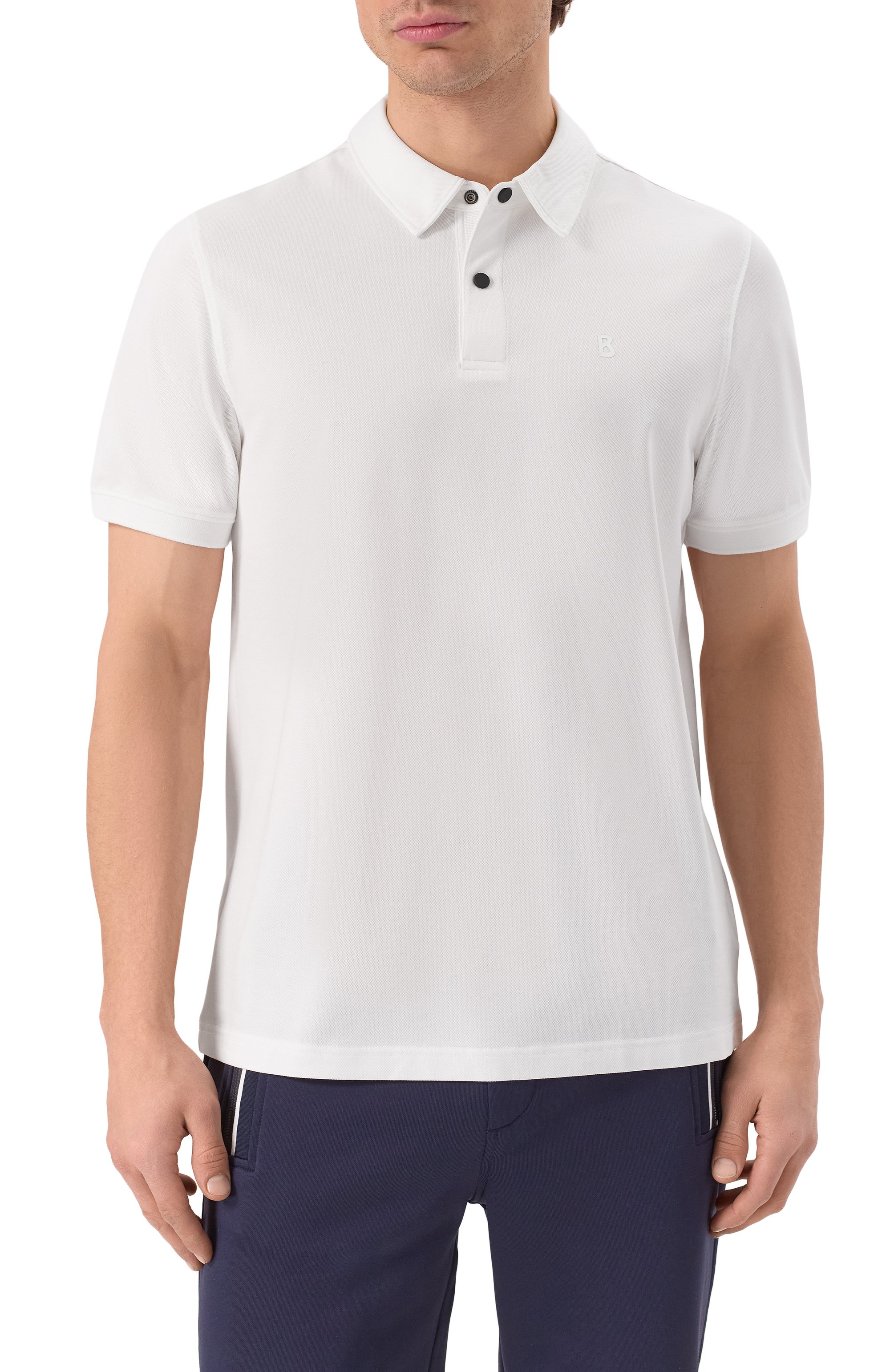 Поло BOGNER белого цвета по цене 15400 руб., арт. 58162727, фото 3 Поло BOGNER, арт. 58162727, фото 3