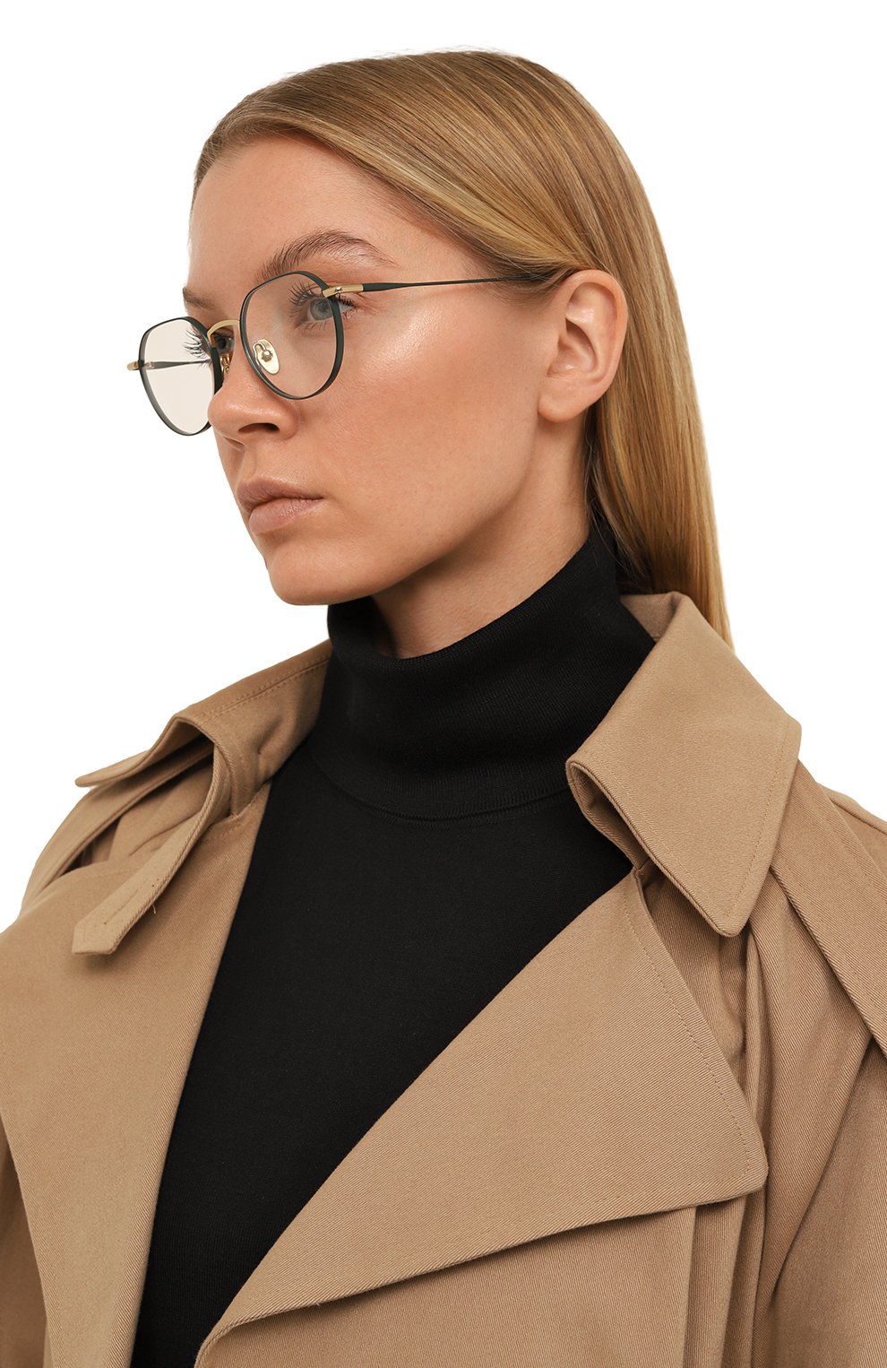 Оправа KALEOS зеленого цвета по цене 29950 руб., арт. GRIFFIN C-005, фото 2 Оправа KALEOS, арт. GRIFFIN C-005, фото 2