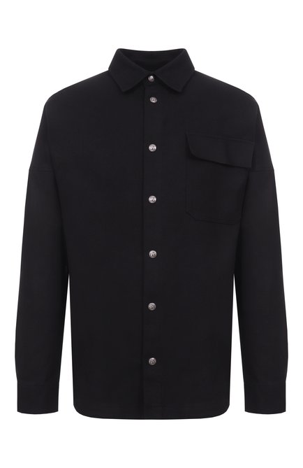 Мужская хлопковая куртка-рубашка PALM ANGELS, арт. PMES044C99FAB001